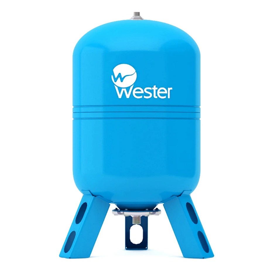 Гидроаккумулятор для водоснабжения Wester WAV 100 вертикальный (арт. 0-14-1140)