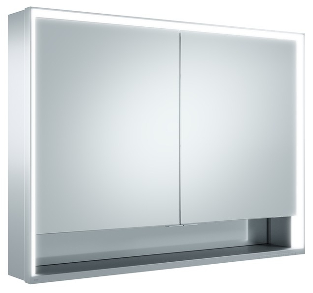 Зеркальный шкаф с подсветкой 1000х735х165 мм Keuco Royal Lumos, для монтажа на стене (14304171301)